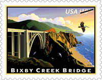 Bixby Creek Bridge Express Mail Single